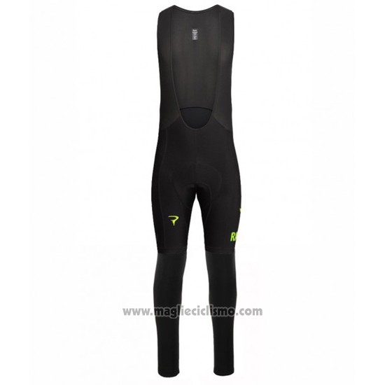 2016 Abbigliamento Ciclismo Sky Verde e Nero Manica Lunga e Salopette